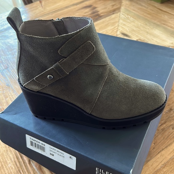Eileen Fisher Shoes - NEW Eileen Fisher Suede Booties